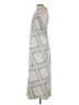 Bishop + Young 100% Polyester Graphic Silver Casual Dress Size S - photo 5