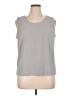 Draper's & Damon's Gray Sleeveless Top Size XL (petite) - photo 1