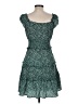 Unbranded 100% Polyester Hearts Teal Casual Dress Size M - photo 2