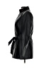 Worthington 100% Polyester Black Trenchcoat Size L (petite) - photo 5