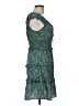 Unbranded 100% Polyester Hearts Teal Casual Dress Size M - photo 4