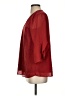 Calvin Klein 100% Polyester Red 3/4 Sleeve Blouse Size S - photo 5