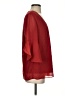 Calvin Klein 100% Polyester Red 3/4 Sleeve Blouse Size S - photo 4