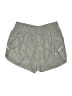 Athleta 100% Polyester Solid Silver Athletic Shorts Size S - photo 1