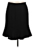 Talbots 100% Polyester Solid Black Formal Skirt Size 12 Petite - photo 1