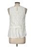 Miami 100% Rayon Ivory Sleeveless Blouse Size L - photo 2