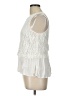 Miami 100% Rayon Ivory Sleeveless Blouse Size L - photo 5