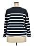 J.Crew 100% Cotton Blue 3/4 Sleeve Top Size XXL - photo 2