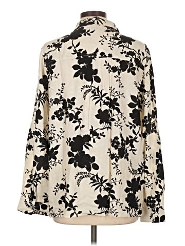 En Creme Long Sleeve Blouse (view 2)