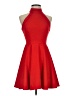 B. Darlin Solid Red Cocktail Dress Size 5 - 6 - photo 1