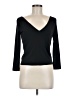 Eliza J Black 3/4 Sleeve Top Size M - photo 1