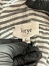 Korye 100% Rayon Stripes Silver Long Sleeve Button-Down Shirt Size L - photo 7