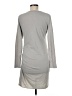 Unbranded Solid Gray Casual Dress Size M - photo 2