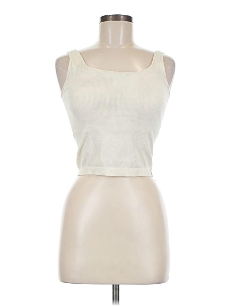 Pre-owned Assorted Brands Tank Top Ivory Strapless Neckline Tops