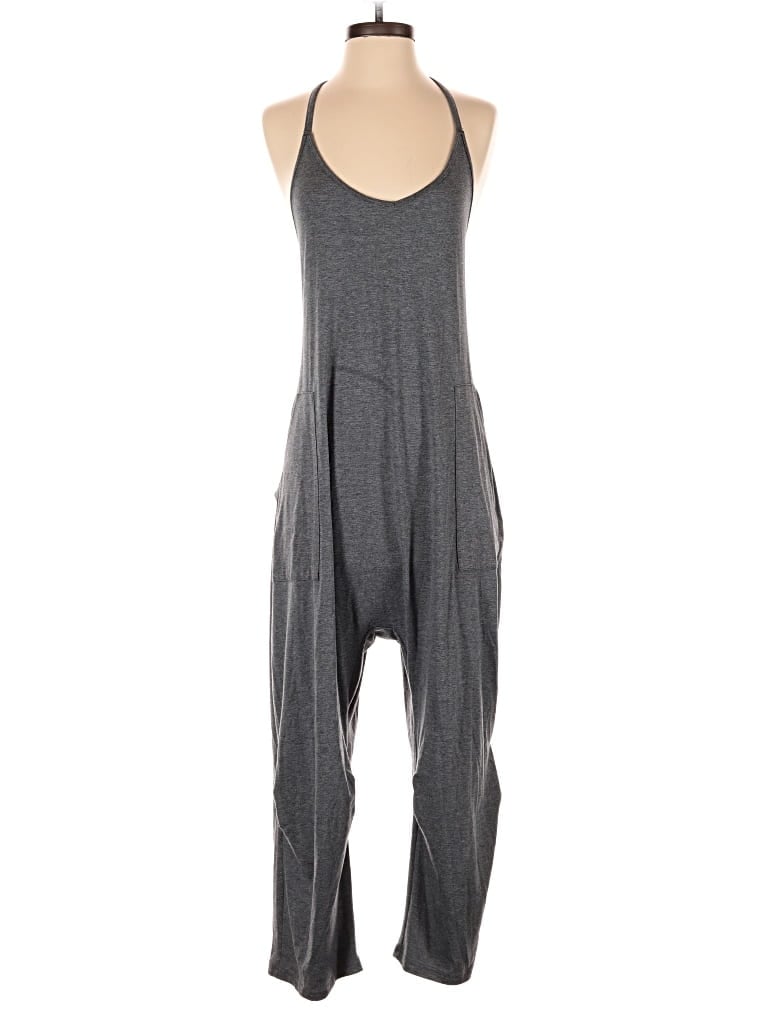Pre-owned Unbranded Jumpsuit In Gray
