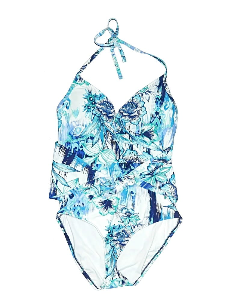 Pre-owned Apt. 9 One Piece Swimsuit In Blue