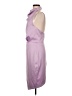 Elliatt Solid Purple Casual Dress Size L - photo 5