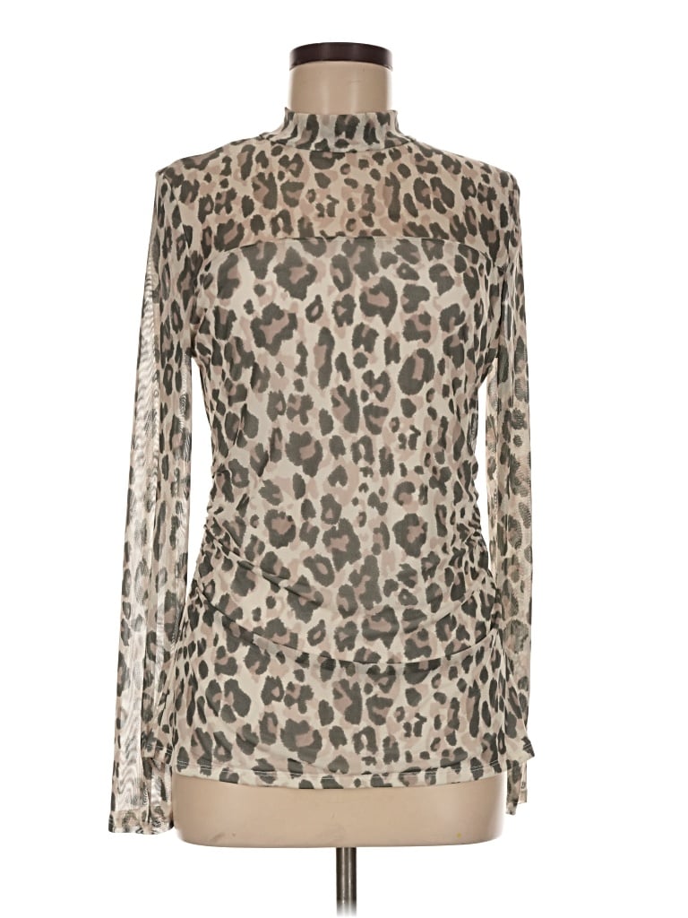 Maurices Long Sleeve Blouse In Silver