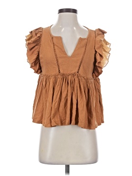 By Anthropologie Short Sleeve Blouse