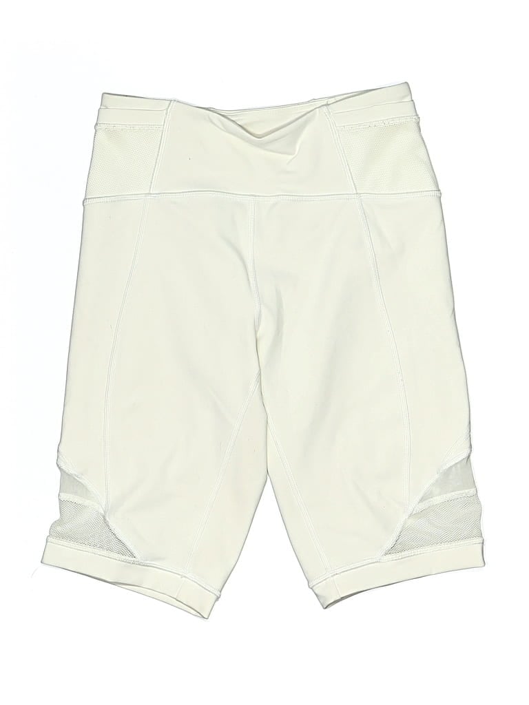 Pre-owned Lululemon Athletica Athletic Shorts In Ivory