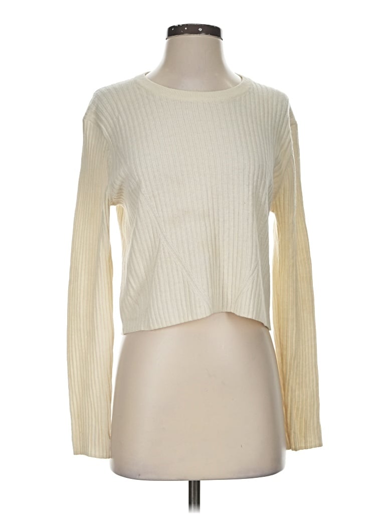Pre-owned Babaton Pullover Sweater In Ivory