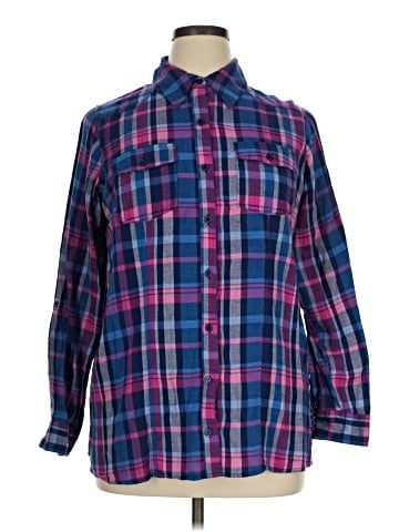 Avenue Long Sleeve Button-Down Shirt (view 1)