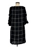 MSK 100% Rayon Plaid Black Casual Dress Size M - photo 2