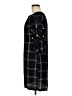 MSK 100% Rayon Plaid Black Casual Dress Size M - photo 5