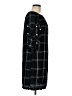 MSK 100% Rayon Plaid Black Casual Dress Size M - photo 4
