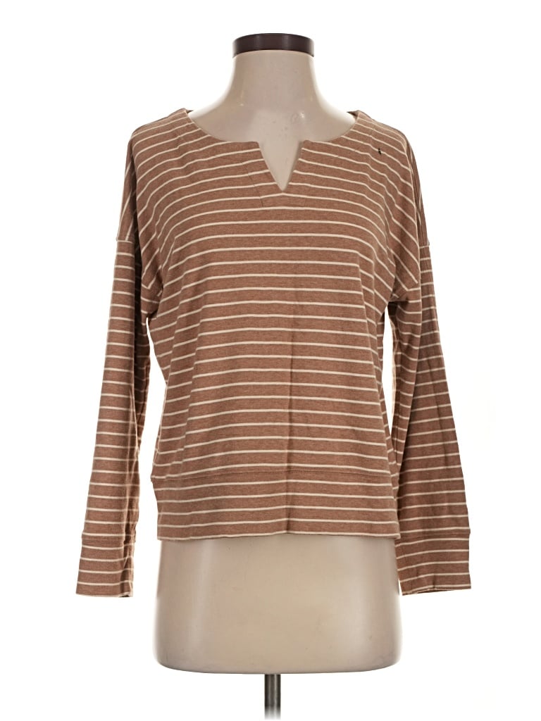 Pre-owned Haven Well Within 3/4 Sleeve T-shirt In Brown