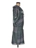 Parker 100% Polyester Chevron-herringbone Teal Casual Dress Size M - photo 4