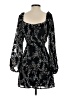 Speechless 100% Polyester Stars Black Cocktail Dress Size S - photo 2
