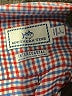 Southern Tide Checkered-gingham Orange Long Sleeve Button-Down Shirt Size L (youth) - photo 3