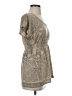 Cato Gray Short Sleeve Blouse Size S - photo 4