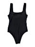 Summer Mae Solid Black One Piece Swimsuit Size S - photo 2