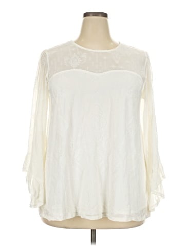 Torrid 3/4 Sleeve Blouse (view 1)
