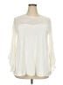 Torrid Ivory 3/4 Sleeve Blouse Size 2X Plus (2) - photo 1