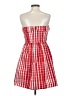 Vineyard Vines Checkered-gingham Red Casual Dress Size 6 - photo 2