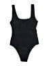 Summer Mae Solid Black One Piece Swimsuit Size S - photo 1