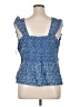 Old Navy Blue Sleeveless Blouse Size XL - photo 2