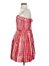 Vineyard Vines Checkered-gingham Red Casual Dress Size 6 - photo 5
