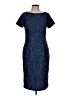 JS Collections Paisley Blue Cocktail Dress Size 10 - photo 1