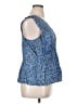 Old Navy Blue Sleeveless Blouse Size XL - photo 4