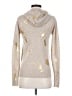 Brodie 100% Cashmere Silver Zip Up Hoodie Size S - photo 2