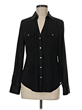 White House Black Market Long Sleeve Blouse (view 1)