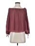Wilfred 100% Polyester Burgundy 3/4 Sleeve Blouse Size S - photo 1