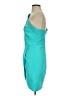 BCBGMAXAZRIA 100% Polyester Solid Teal Cocktail Dress Size 2 - photo 5
