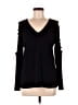 MICHAEL Michael Kors Black Long Sleeve Top Size M - photo 1