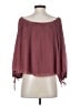 Wilfred 100% Polyester Burgundy 3/4 Sleeve Blouse Size S - photo 2
