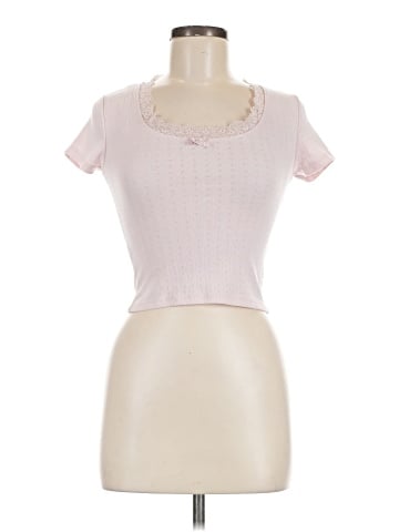 Faded Rose Short Sleeve Turtleneck (view 1)